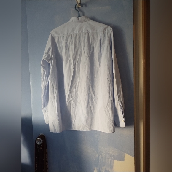 Isabel Marant Blue White Cotton Poplin Striped Shirt 40 L - Picture 6 of 8